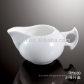 healthy durable white porcelain oven safe juice pot